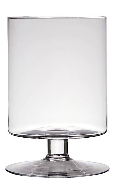 B&S Windlicht Transparentes Glasgefäß mit Fuß günstig online kaufen