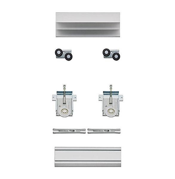 hibitaro Schiebetür Schiebetürbausatz inkl. Rollen für 2 oder 3 Meter günstig online kaufen