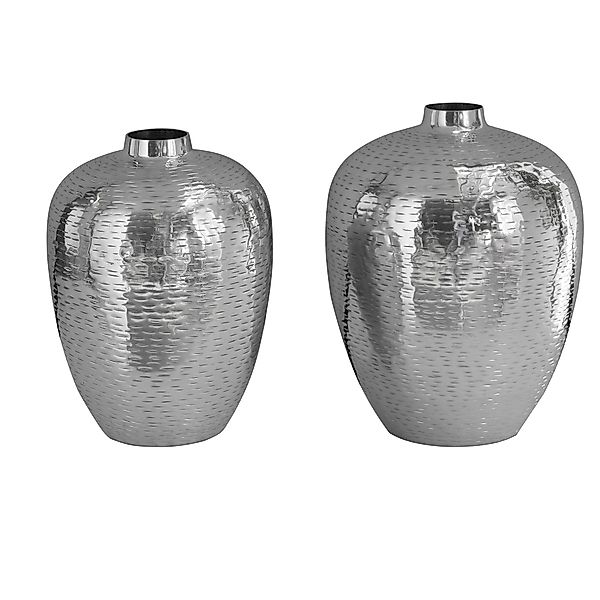riess-ambiente Tischvase ORIENTAL 32cm silber (Set, günstig online kaufen