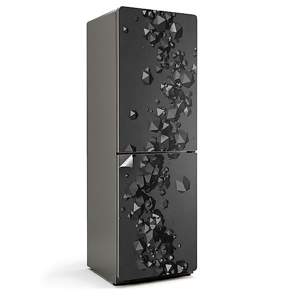 Tulup Möbelfolie Schwarz Selbstklebend Tür Kühlschrank günstig online kaufen