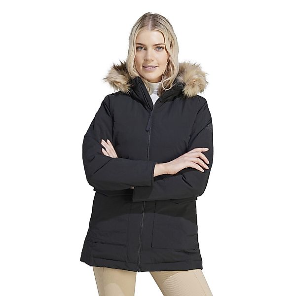 adidas Performance Winterjacke Wintermantel Hooded Fur günstig online kaufen