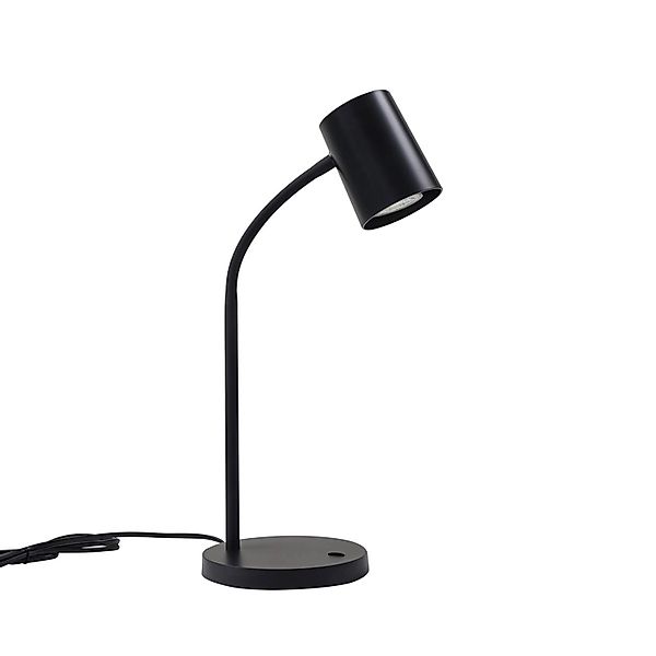 Lindby Tischlampe Radka 10019787 Modern in Schwarz 1-flammig GU10 Arbeitszi günstig online kaufen
