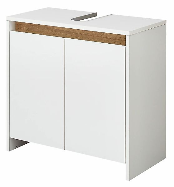 Saphir Waschbeckenunterschrank "Quickset 100, 2 Türen, Siphonausschnitt", W günstig online kaufen