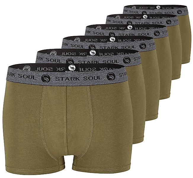 Stark Soul® Boxershorts Herren Boxershorts, Hipster im 6er Pack, Baumwoll-U günstig online kaufen