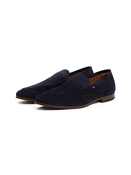 Tommy Hilfiger HILFIGER FLEXIBLE SUEDE LOAFER Slipper, Blockabsatz, Loafer, günstig online kaufen