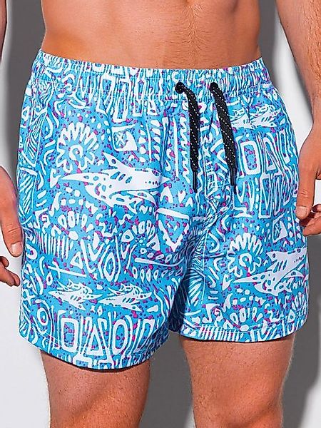 OMBRE Shorts Ombre Badeshorts für Männer - hellblau W318 S günstig online kaufen