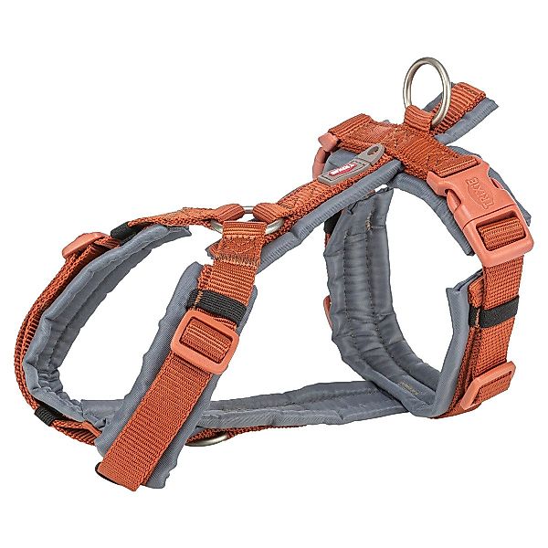 TRIXIE Hunde-Geschirr Premium Trekking Geschirr rost/grafit günstig online kaufen