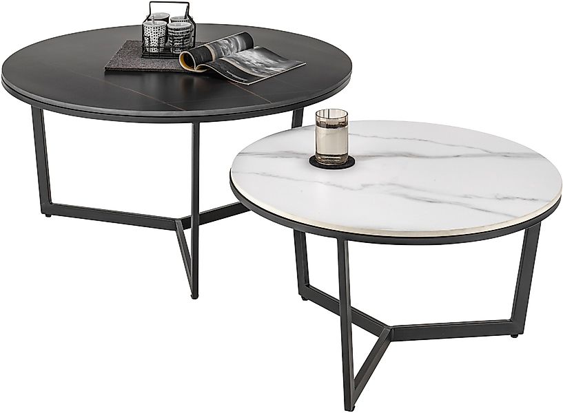 Stolkom Sp.z.o.o. Couchtisch Harper, 2-er Set günstig online kaufen