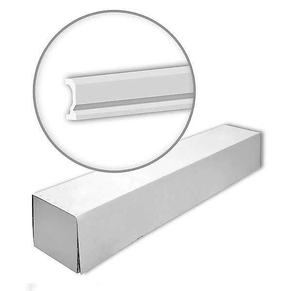 PROFHOME 151818-Box Wandleisten 1 Karton Set mit 10 Friesleisten 20,07 m We günstig online kaufen