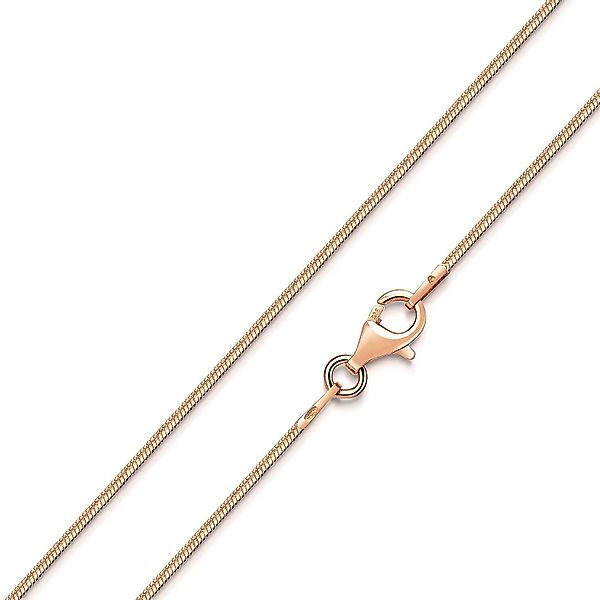 Materia Schlangenkette Damen Rosegold Halskette 1,2mm günstig online kaufen