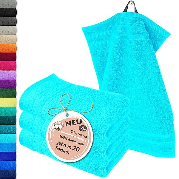 Lashuma Gästehandtücher London, Frottee (Spar-Set, 4-St), günstig online kaufen