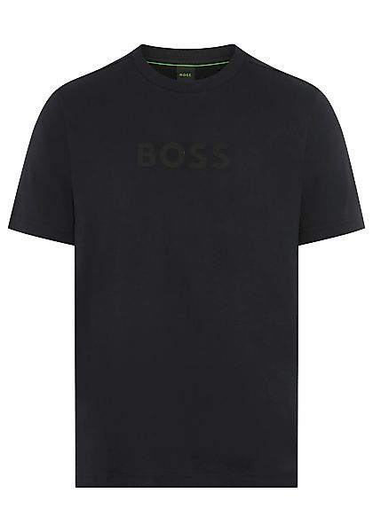 BOSS GREEN T-Shirt Rundhalsausschnitt, Regular Fit, Boss-Logodruck günstig online kaufen