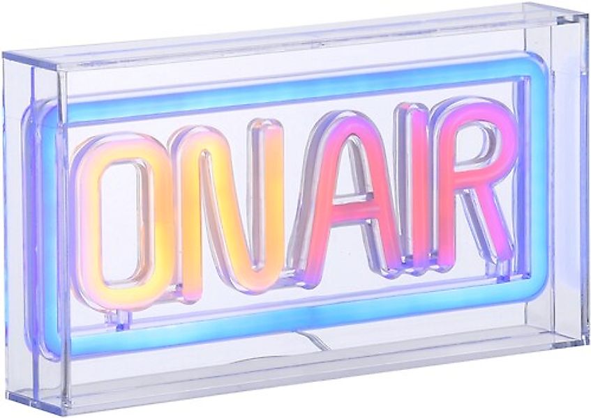 JUST LIGHT LED Wandleuchte »NEON-ONAIR«, 1 flammig, Leuchtmittel LED-Board günstig online kaufen