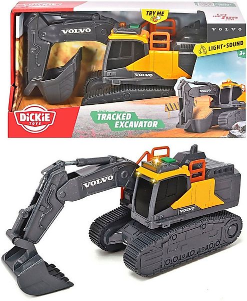 Dickie Toys Spielzeug-Bagger Volvo Tracked Excavator, mit Licht und Sound günstig online kaufen