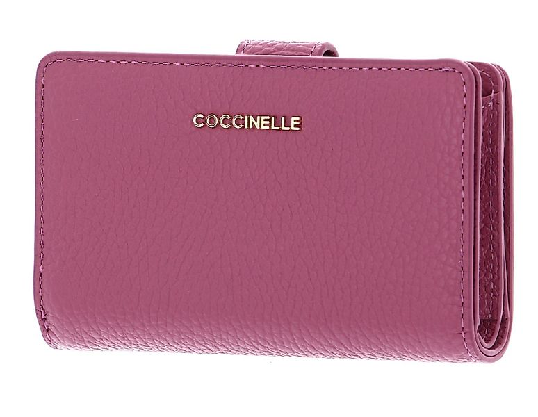 COCCINELLE Geldbörse Metallic Soft, aus echtem günstig online kaufen
