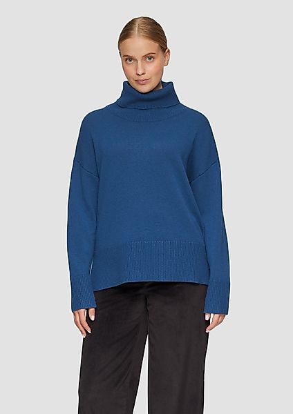 s.Oliver Strickpullover Lockerer Rollkragenpullover aus Kaschmirmix günstig online kaufen