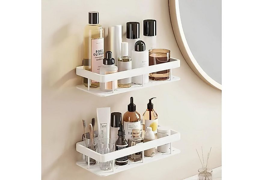 Athlix Duschregal 2 Stk. Duschablage Duschregal ohne Bohren Badezimmer Orga günstig online kaufen