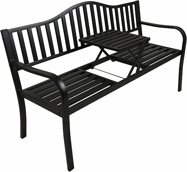 Garden Pleasure Gartenbank "SEGULA", mit hochklappbarem Tisch, BxTxH: 150x6 günstig online kaufen