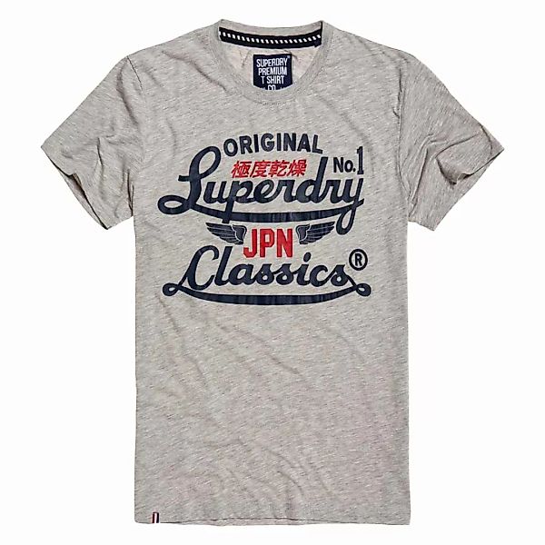 Superdry Icarus Modern Classic Lite Kurzarm T-shirt S Grey Marl günstig online kaufen