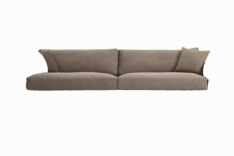 JVmoebel 4-Sitzer Sofa 4 Sitzer Viersitzer Modern Stoff Beige Sofas Design günstig online kaufen