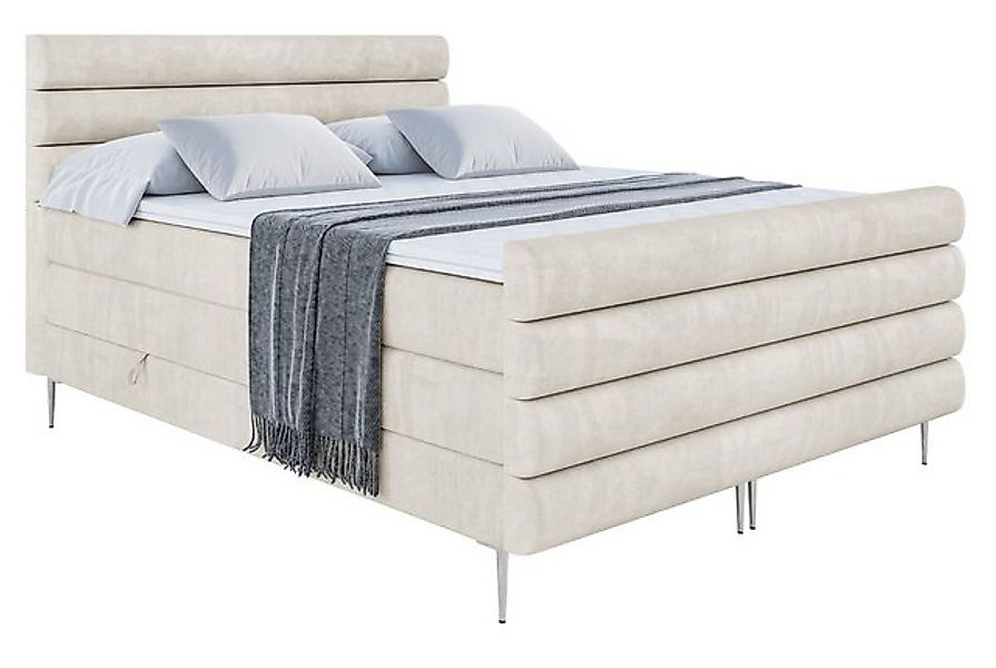 ALTDECOR Boxspringbett CELESTIA-F-Z KING (Multipocket-Matratze H4, H3 Matra günstig online kaufen