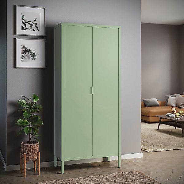 skølm. Kleiderschrank Ituri aus Stahl, 170x80x45 günstig online kaufen