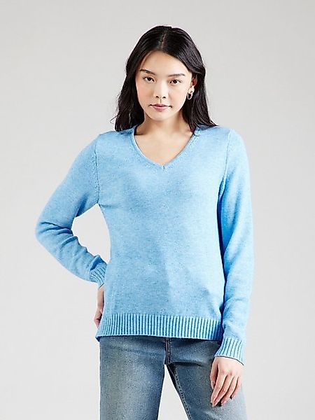 Vila Strickpullover Dünner Strickpullover Basic Stretch Sweater VIRIL VIRIL günstig online kaufen