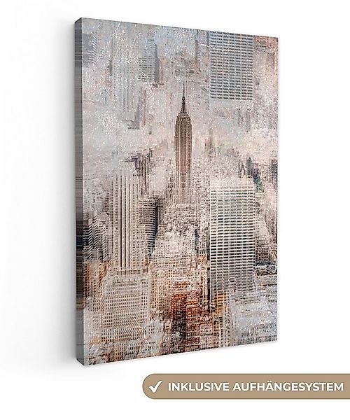 OneMillionCanvasses® Leinwandbild New York - Stadt - Skyline - Bauwerke - K günstig online kaufen