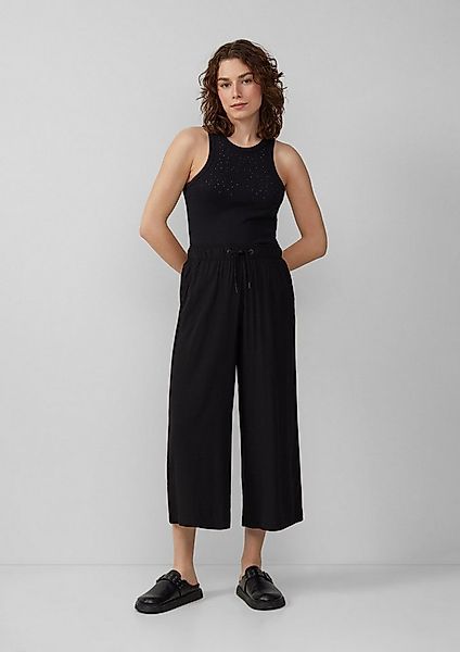 QS Culotte Hose Culotte aus Viskose günstig online kaufen