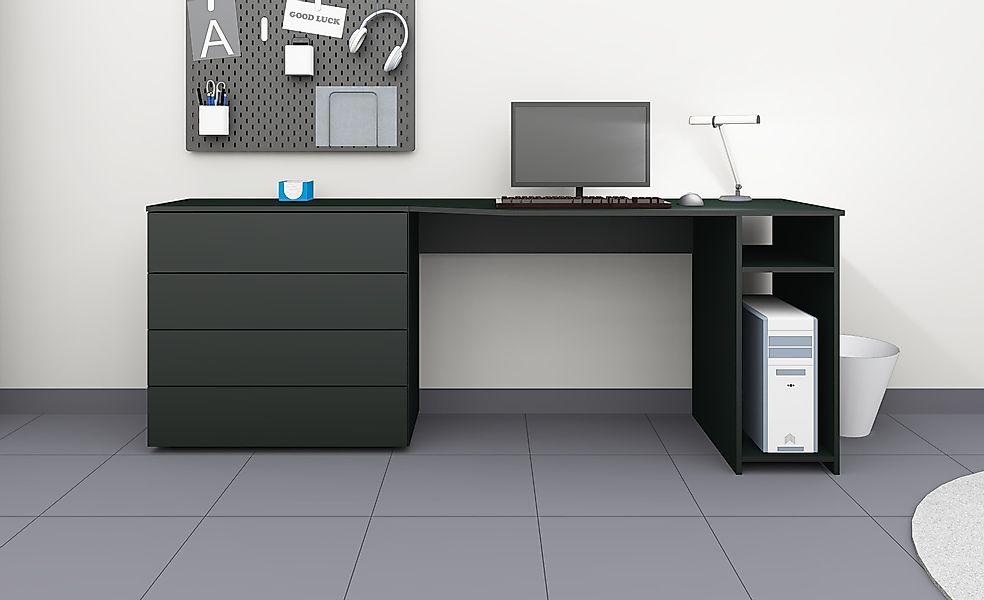 borchardt Möbel Schreibtisch Vaasa, Breite 196 günstig online kaufen