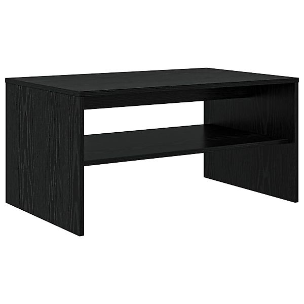 vidaXL Couchtisch Schwarz Eichen-Optik 80 x 50 x 40 cm Holzwerkstoff 800027 günstig online kaufen