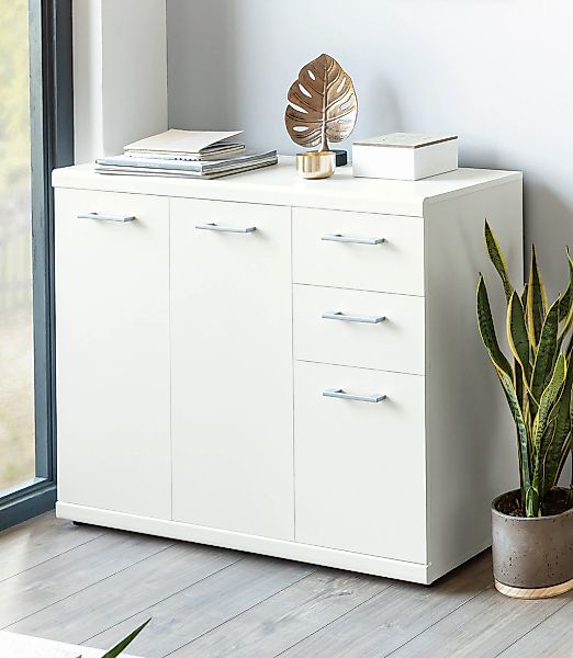VOGL Möbelfabrik Sideboard "Sunny" mit 3 Türen und 2 Schubkästen günstig online kaufen