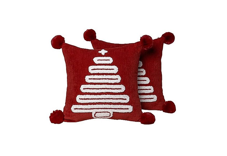 CLTYQ Kissenbezug Weihnachten 2 Stück, Weihnachtsdeko Kissenbezug 45x45 cm, günstig online kaufen