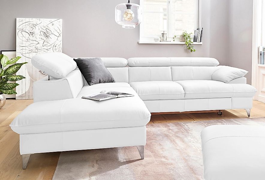 COTTA Polstergarnitur "Caluso L-Form" Set bestehend aus: Ecksofa mit Kopfte günstig online kaufen