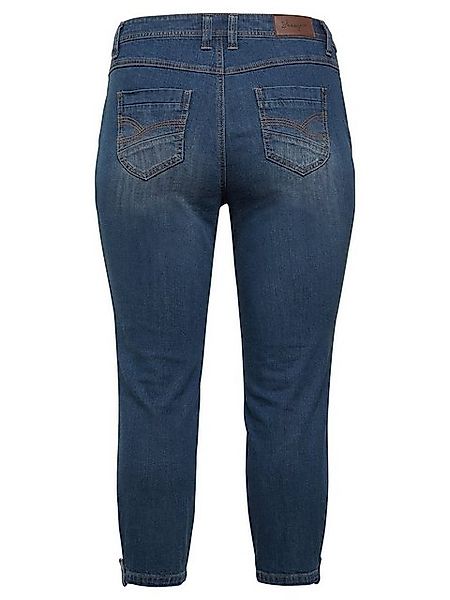 Sheego Stretch-Jeans Große Größen in 7/8-Länge mit Destroyed-Effekten günstig online kaufen