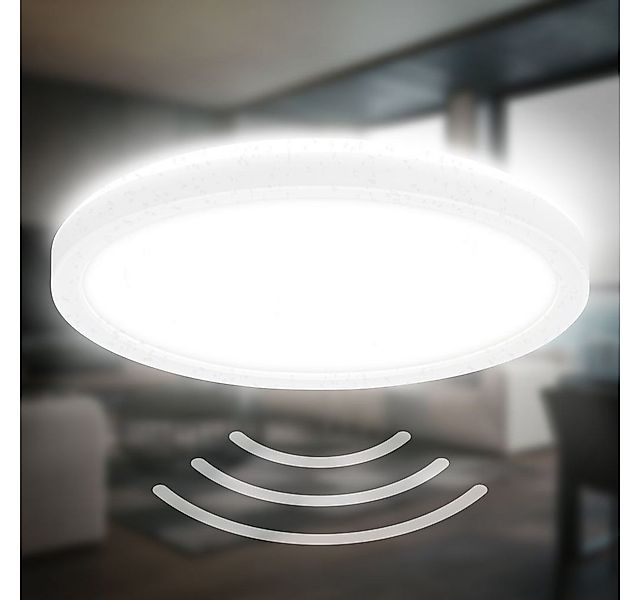 B.K.Licht LED Deckenleuchte LED Panel Bewegungsmelder IP44 weiß - BKL1603, günstig online kaufen