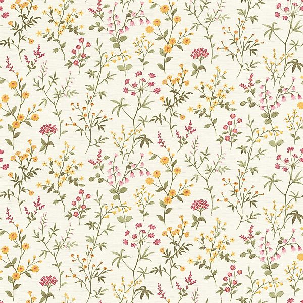 Rasch SK-Tapete Tesa 370317 Daisy Blume Weiß 6 m x 0,53 m günstig online kaufen