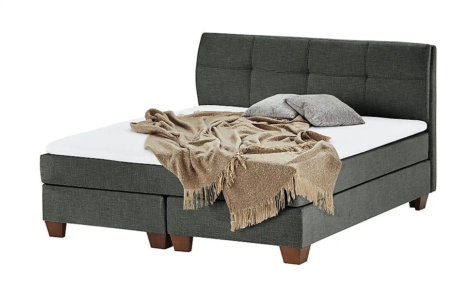 Boxspringbett  Vegg ¦ grau ¦ Maße (cm): B: 145 H: 112,5 Betten > Boxspringb günstig online kaufen