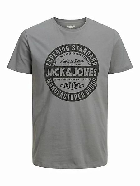 Jack & Jones Print-Shirt T-Shirt von Jack & Jones in großen Größen, grau günstig online kaufen