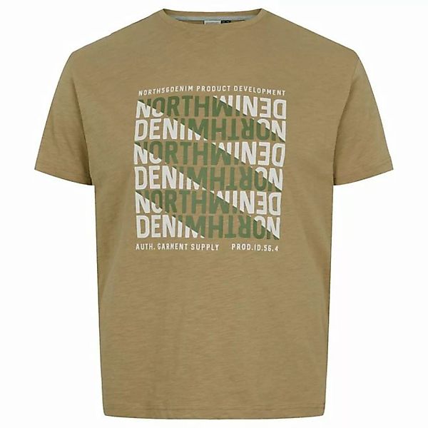 north 56 4 Print-Shirt Bedrucktes T-Shirt von North 56 Denim in großen Größ günstig online kaufen