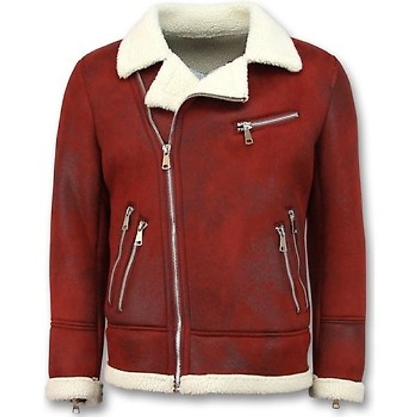 Tony Backer  Lederjacken Shearling Jacke Lammfell Lammy Coat günstig online kaufen