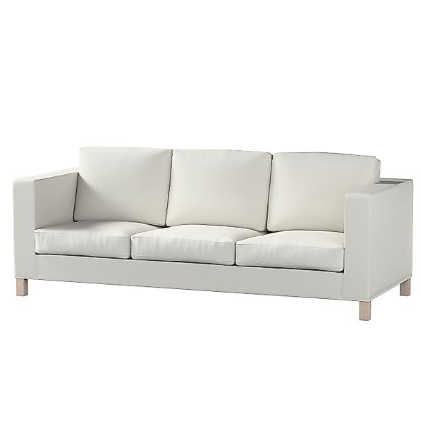 Bezug für Karlanda 3-Sitzer Sofa nicht ausklappbar, kurz, mittelgrau, Bezug günstig online kaufen