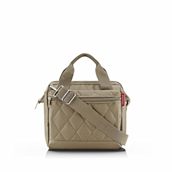 REISENTHEL® Umhängetasche allrounder cross rhombus olive, günstig online kaufen