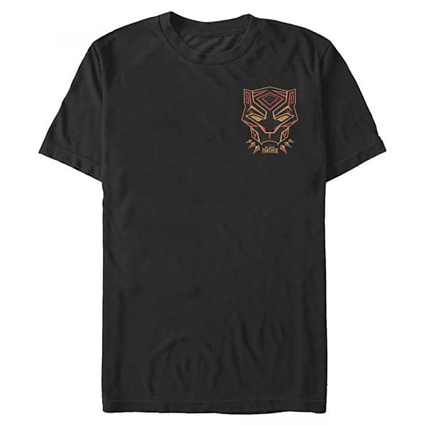 Marvel - Black Panther - Black Panther Panther Geometry - Männer T-Shirt günstig online kaufen