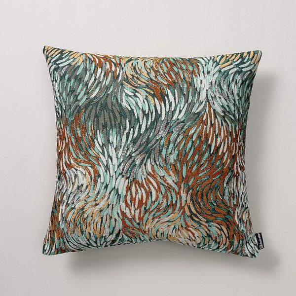 Kissenhülle Mia, grün- orange, 43 x 43 cm, Intenso Premium (144-31) günstig online kaufen