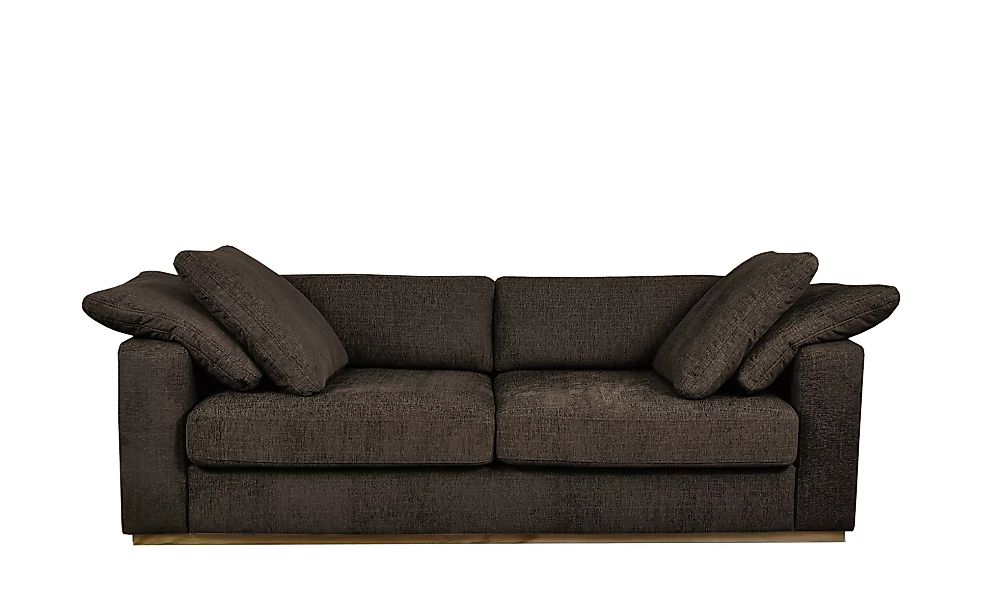 Sofa - braun - 225 cm - 81 cm - 104 cm - Polstermöbel > Sofas > 3-Sitzer - günstig online kaufen