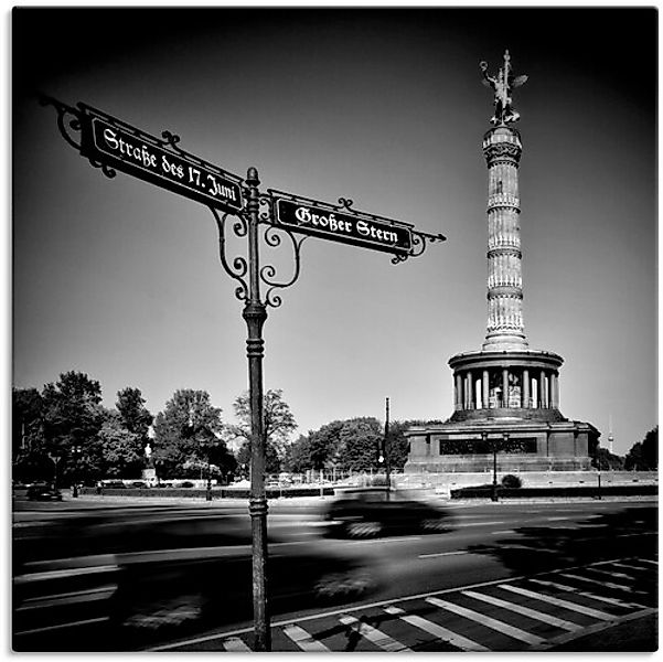 Artland Leinwandbild »Berlin Siegessäule III«, Gebäude, (1 St.), auf Keilra günstig online kaufen