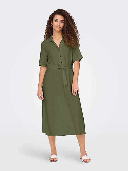 JDY Blusenkleid "JDYSAY 2/4 MIDI SHIRT DRESS WVN NOOS", Sommerkleid günstig online kaufen