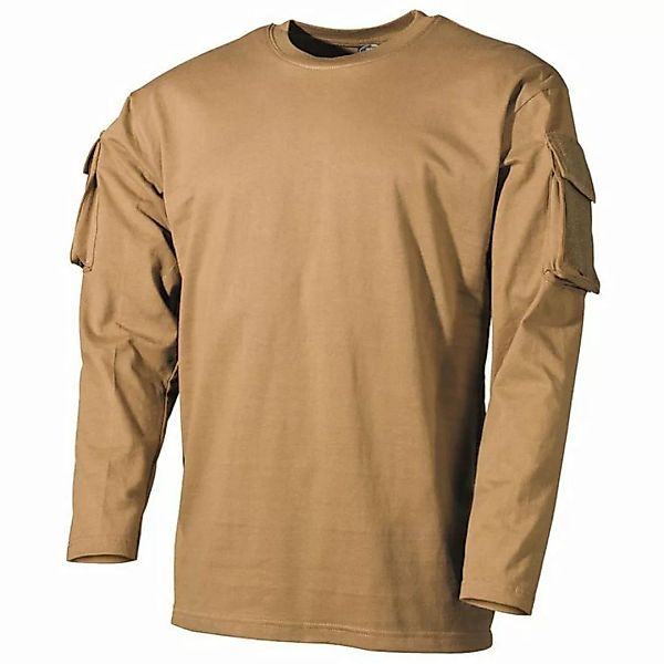 MFH T-Shirt Outdoor Langarm-Shirt coyote tan mit Ärmeltaschen L günstig online kaufen
