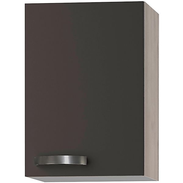 Optifit Küchen-Oberschrank Faro220 40 cm x 57,6 cm x 34,6 cm Anthrazit-Akaz günstig online kaufen